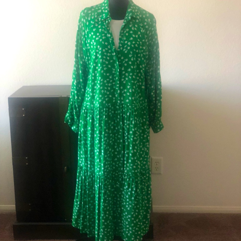 Green “country style” H&M dress. Medium